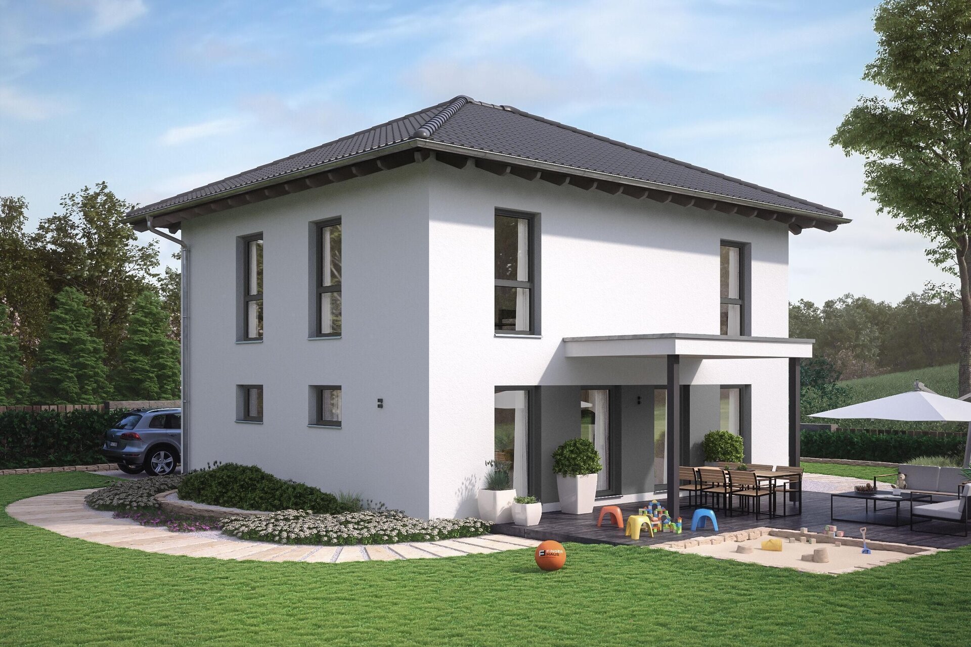 FingerHaus Aktionshaus Sonderedition MEDLEY 211 mit Walmdach