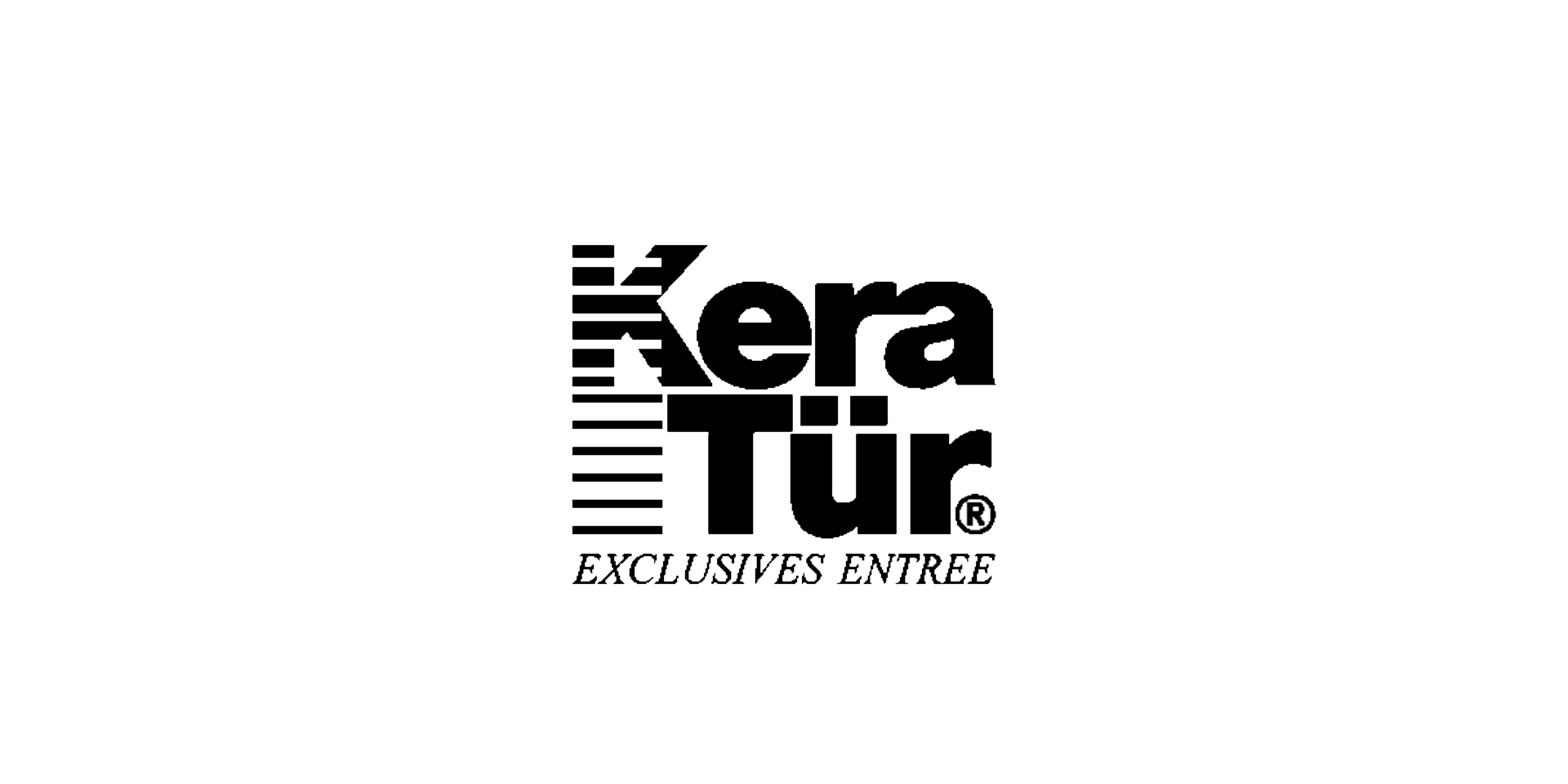 Logo mit Schriftzug „Kera Tür“ und dem Zusatz „Exclusives Entree“